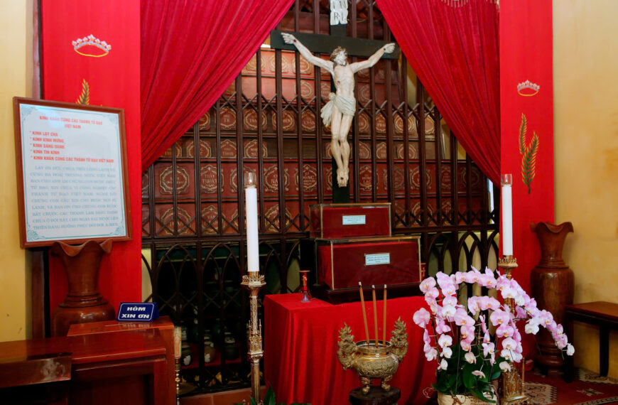 Nơi lưu giữ Thánh tích các Thánh Tử Đạo