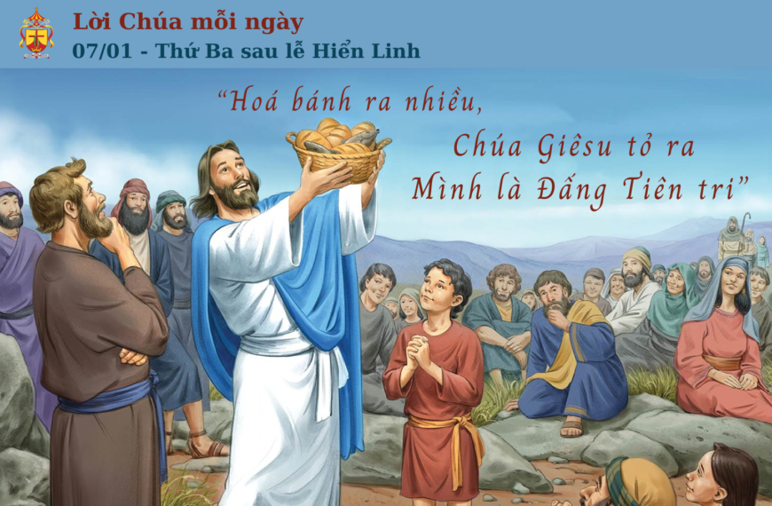 Ngày 07/01: Thứ Ba sau lễ Hiển linh