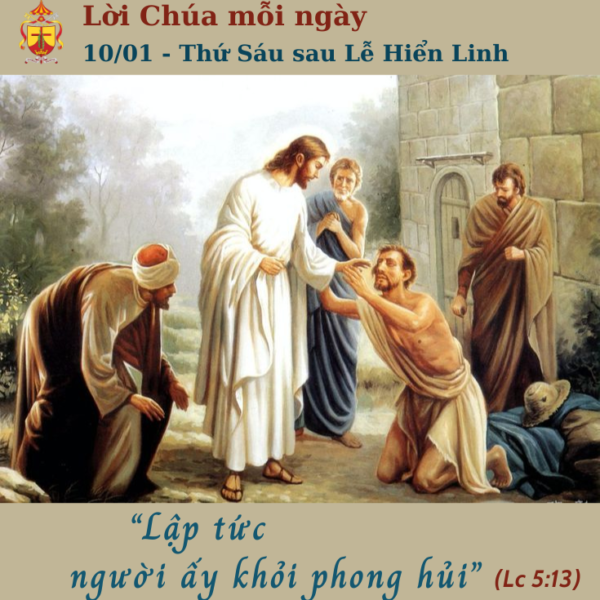 Ngày 10/01: Thứ Sáu sau lễ Hiển linh