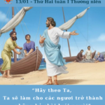 Ngày 13/01: Thứ Hai tuần I Thường niên