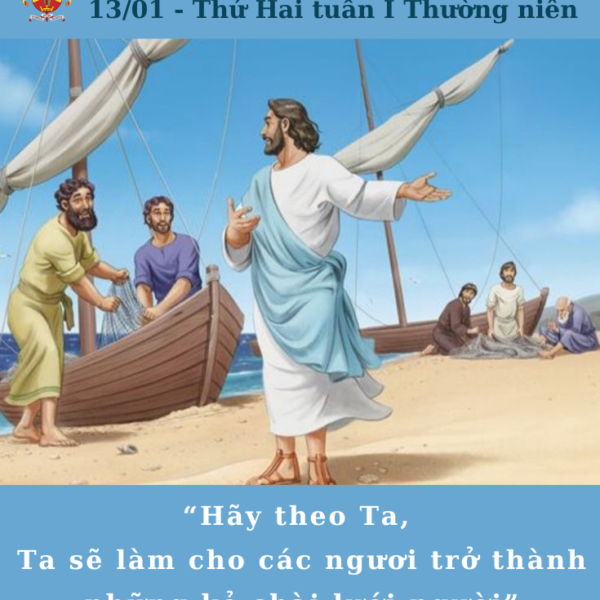 Ngày 13/01: Thứ Hai tuần I Thường niên