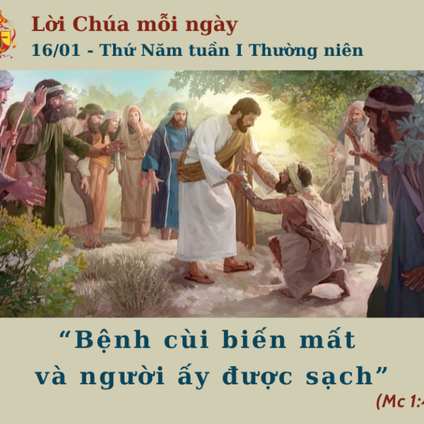 Ngày 16/01: Thứ Năm tuần I Thường niên