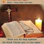 Ngày 26/01: Chúa Nhật Lời Chúa