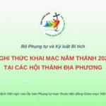 Nghi thức khai mạc Năm Thánh 2025 tại các Hội Thánh địa phương