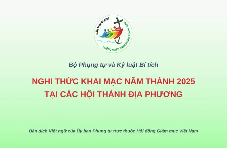 Nghi thức khai mạc Năm Thánh 2025 tại các Hội Thánh địa phương