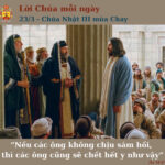 Ngày 23/3: Chúa Nhật III mùa Chay