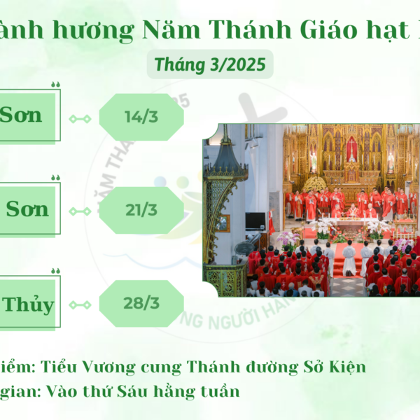 Lịch hành hương Năm Thánh Giáo hạt Phủ&hellip;