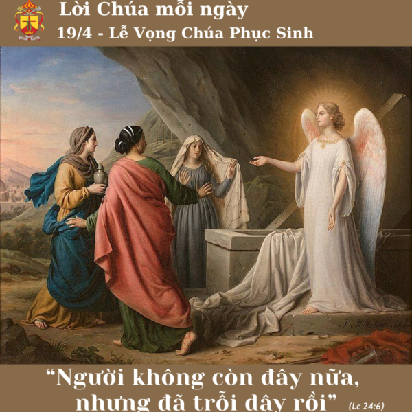 Ngày 19/4: Lễ Vọng Chúa Phục Sinh