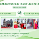 Lịch hành hương Năm Thánh Giáo hạt Phủ Lý tháng 4/2025