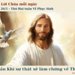 Ngày 26/5: Thứ Hai tuần VI Phục Sinh