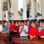Huynh đoàn Đaminh Giáo xứ Hoàng Xá hành hương Năm Thánh tại Sở Kiện
