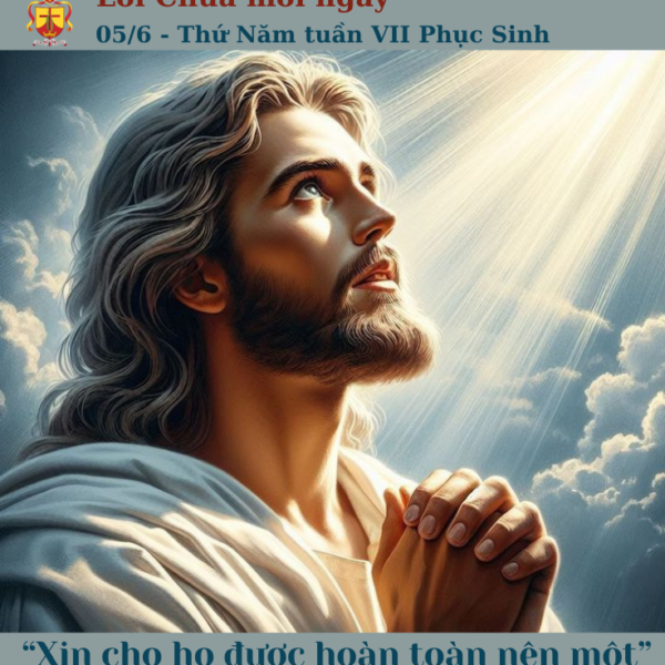 Ngày 05/6: Thứ Năm tuần VII Phục Sinh