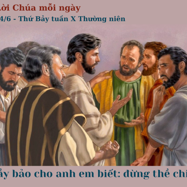 Ngày 14/6: Thứ Bảy tuần X Thường niên