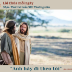 Ngày 30/6: Thứ Hai tuần XIII Thường niên