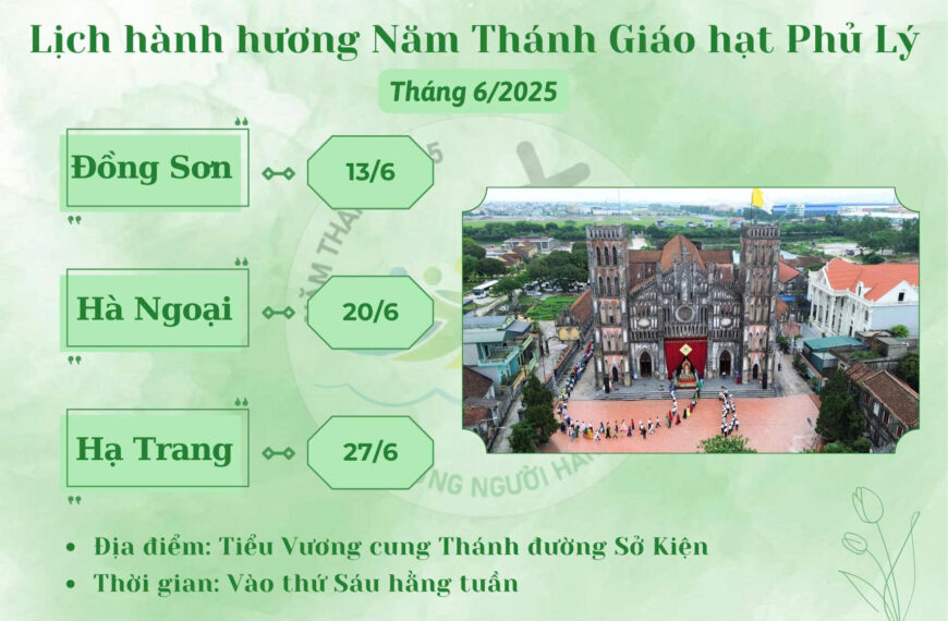 Lịch hành hương Năm Thánh Giáo hạt Phủ&hellip;