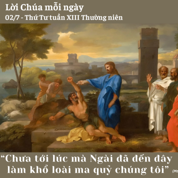 Ngày 02/7: Thứ Tư tuần XIII Thường niên