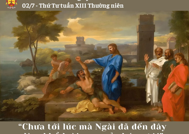 Ngày 02/7: Thứ Tư tuần XIII Thường niên