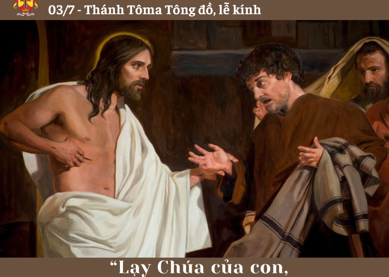 Ngày 03/7: Lễ Thánh Tôma Tông đồ