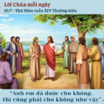 Ngày 10/7: Thứ Năm tuần XIV Thường niên