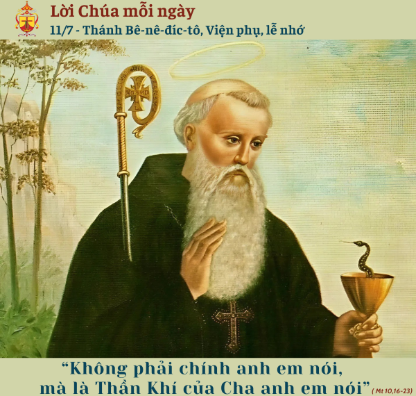 Ngày 10/7: Thánh Bê-nê-đíc-tô, Viện phụ, lễ nhớ