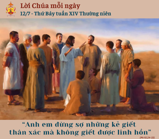 Ngày 12/7: Thứ Bảy tuần XIV Thường niên