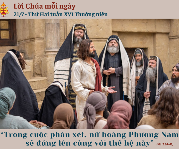 Ngày 21/7: Thứ Hai tuần XVI Thường niên