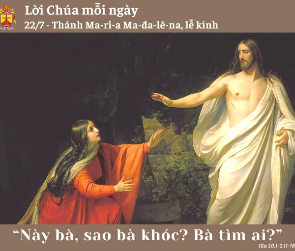 Ngày 22/7: Thánh Maria Mađalêna, lễ kính
