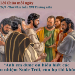 Ngày 24/7: Thứ Năm tuần XVI Thường niên