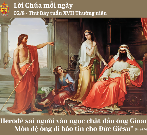 Ngày 02/8: Thứ Bảy tuần XVII Thường niên