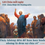 Ngày 17/8: Chúa Nhật XX Thường niên