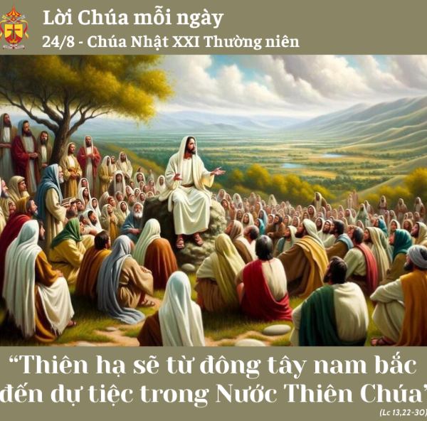 Ngày 24/8: Chúa Nhật XXI Thường niên