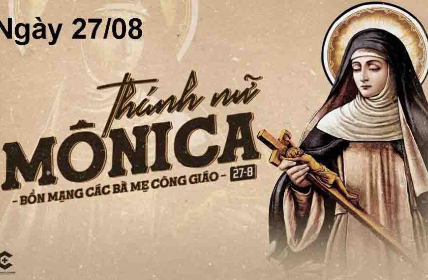 Ngày 27/08: Thánh nữ Mônica