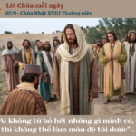 Ngày 07/9: Chúa Nhật XXIII Thường niên