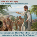 Ngày 13/9: Thứ Bảy tuần XXIII Thường niên