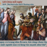 Ngày 15/9: Thứ Hai tuần XXIV Thường niên