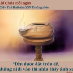 Ngày 22/9: Thứ Hai tuần XXV Thường niên
