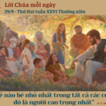 Ngày 29/9: Thứ Hai tuần XXVI Thường niên