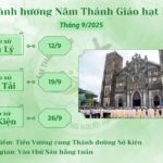 Lịch hành hương Năm Thánh Giáo hạt Phủ Lý tháng 9/2025