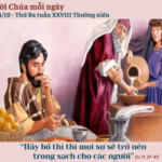 Ngày 14/10: Thứ Ba tuần XXVIII Thường niên