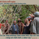 Ngày 25/10: Thứ Bảy tuần XXIX Thường niên