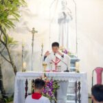 Giáo xứ Sở Kiện hiệp dâng Thánh lễ tại Đền Thánh Phan-xi-cô