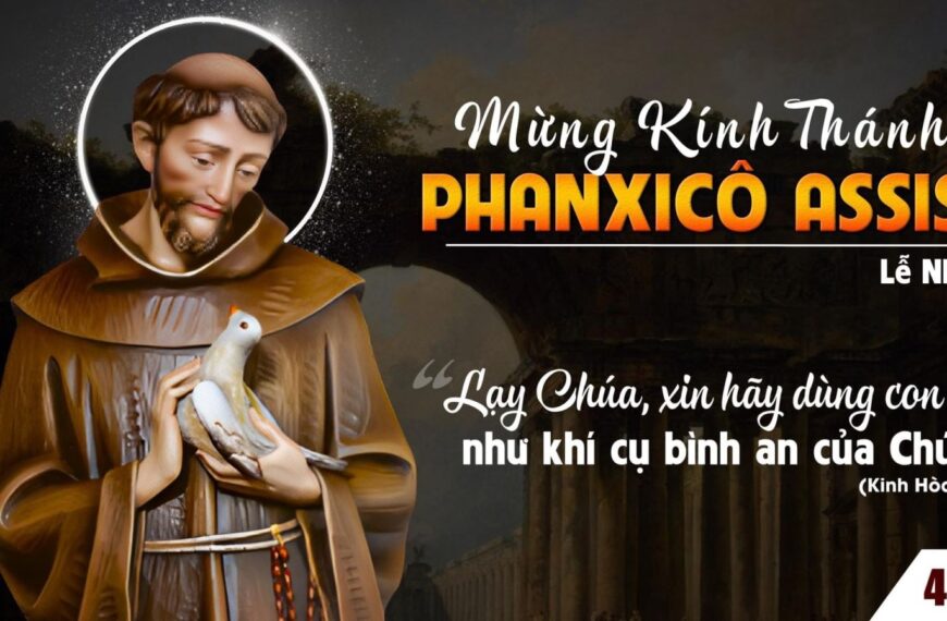Ngày 04/10: Thánh Phanxicô Assisi