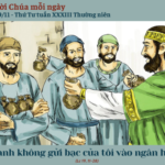 Ngày 19/11: Thứ Tư tuần XXXIII Thường niên