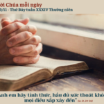 Ngày 29/11: Thứ Bảy tuần XXXIV Thường niên