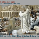 Ngày 06/12: Thứ Bảy tuần I Mùa Vọng