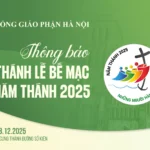 Thông báo: Thánh lễ bế mạc Năm Thánh 2025