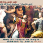 Ngày 26/12: Lễ Thánh Stêphanô Tử đạo Tiên khởi