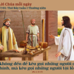 Ngày 17/01: Thứ Bảy tuần I Thường niên
