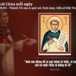 Ngày 28/01: Lễ Thánh Tô-ma A-qui-nô, Linh mục, Tiến sĩ Hội thánh