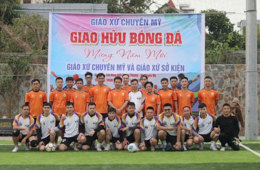 Giao hữu bóng đá Giáo xứ Chuyên Mỹ…